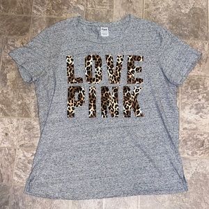 VS pink cheetah shirt